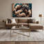 «Cats LaPerm», art mural sur toile mauve-813004704