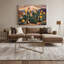 «Southwestern Plants Prickly Pear 179», art mural sur toile grise-1842402150