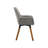 Rayshawn 22.83" W Linen Swivel Dining Chair-503307363