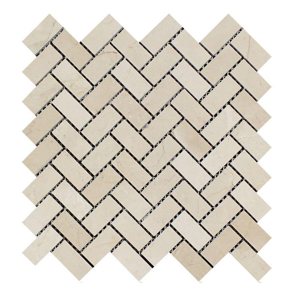 Marble Chevron Mosaic Wall & Floor Tile