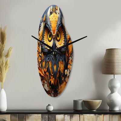 Horloge murale asymétrique en métal Dracoulis