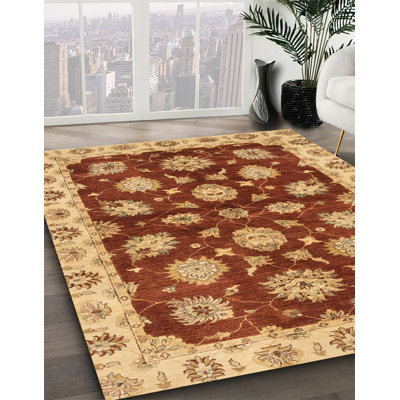 Tapis multicolore à motif abstrait Adalis