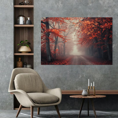 Art mural d'automne, décoration murale photos d'automne, art mural sur toile d'automne, art mural d'automne, art mural nature, décorations murales d'automne, images pour le salon, images pour chambre à coucher, images d'automne sur toile, prêt à accrocher 36 po x 48 po