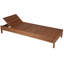 Chaise longue inclinable avec coussin Baghavann