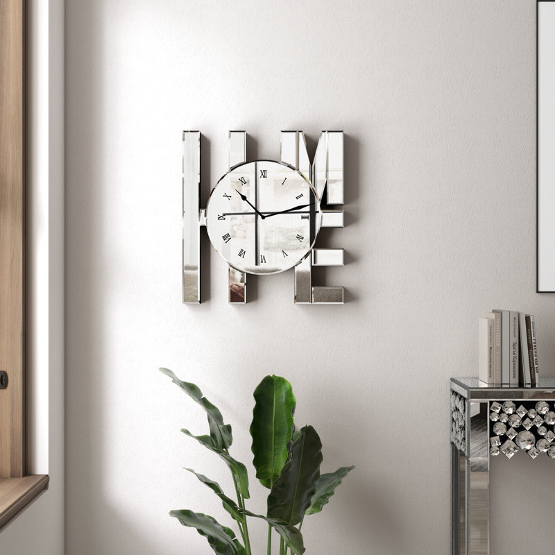 Jeni Modern Glass Decorative Table Clock