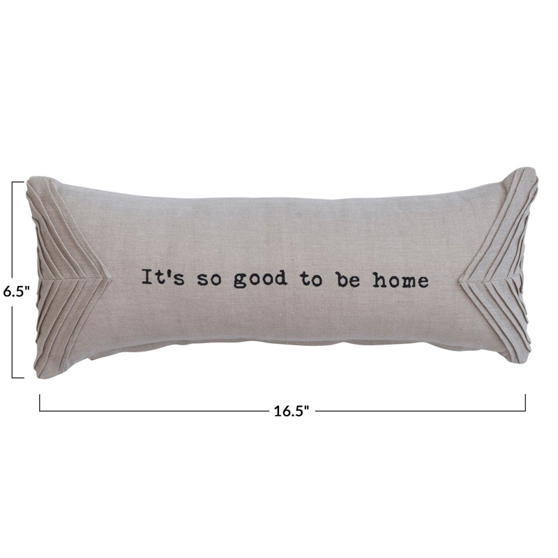  Polyester/Polyester Blend Lumbar Rectangular Pillow Cover