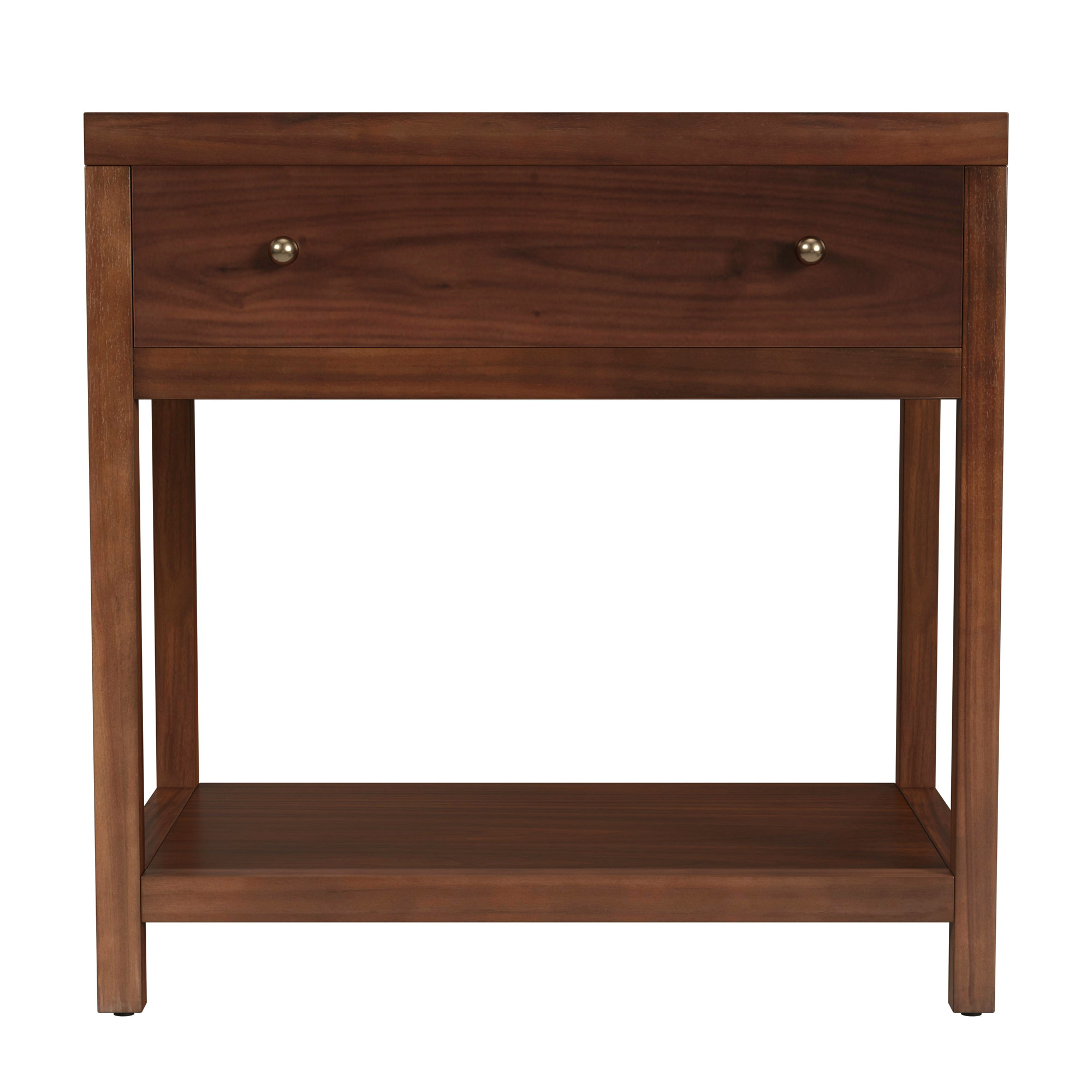 Celine 30" 1-Drawer Nightstand, Walnut