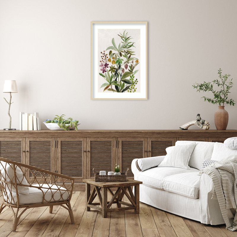 «Green Majestic I» par Asia Jensen, impression sur bois encadrée, H 41 po x l 30 po