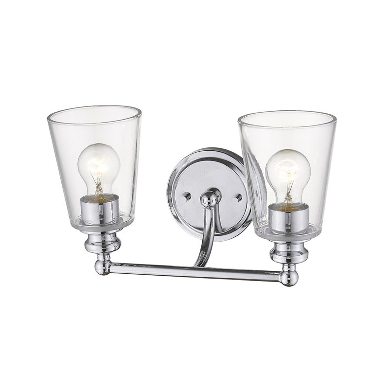 Éclairage pour meuble-lavabo 2 lumières Hogue, Chrome