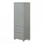 Grande armoire de rangement pour salle de bain, armoire de rangement autoportante avec deux tiroirs et tablette réglable, panneau de fibres à densité moyenne avec finition peinte-197424288-197424295