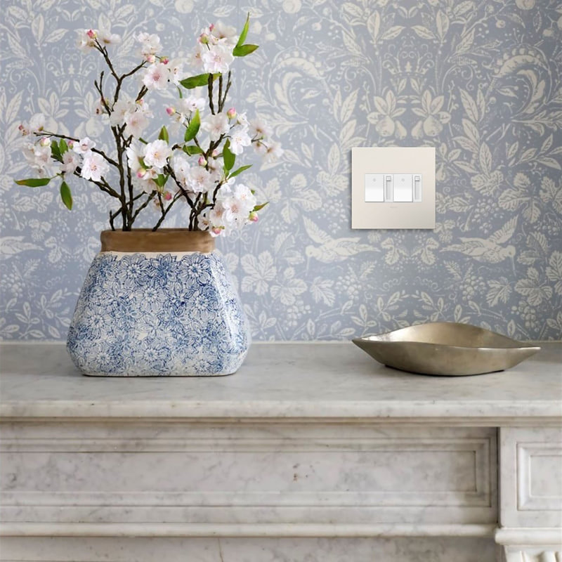 Legrand Adorne Home Lighting Gradateur de lumière, gradateur à palette, Blanc