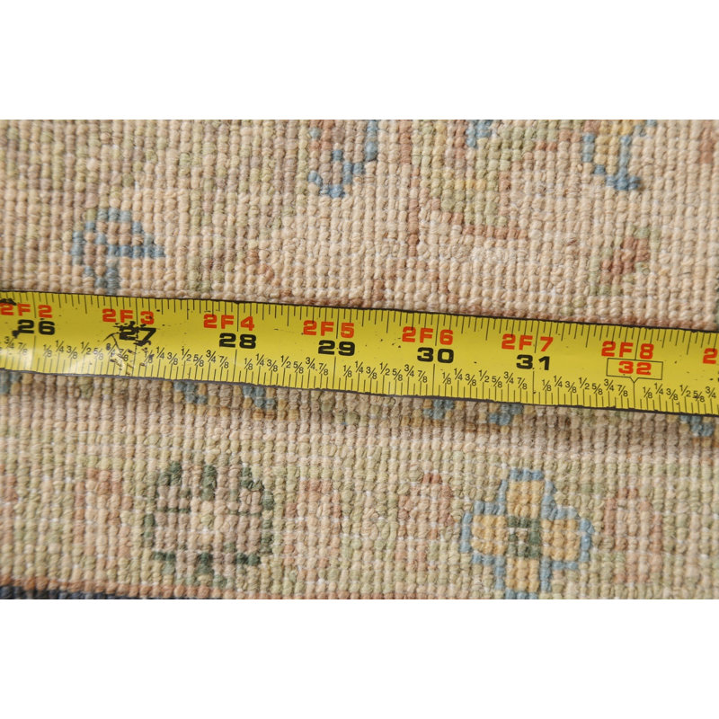 Tapis oriental à motif de teinture croisée Chobi Peshawar noué à la main 6 x 8