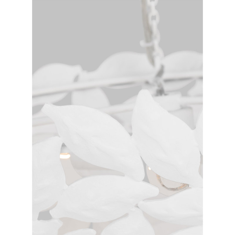 Luminaire suspendu 3 lumières DEL Brierley, Blanc texturé