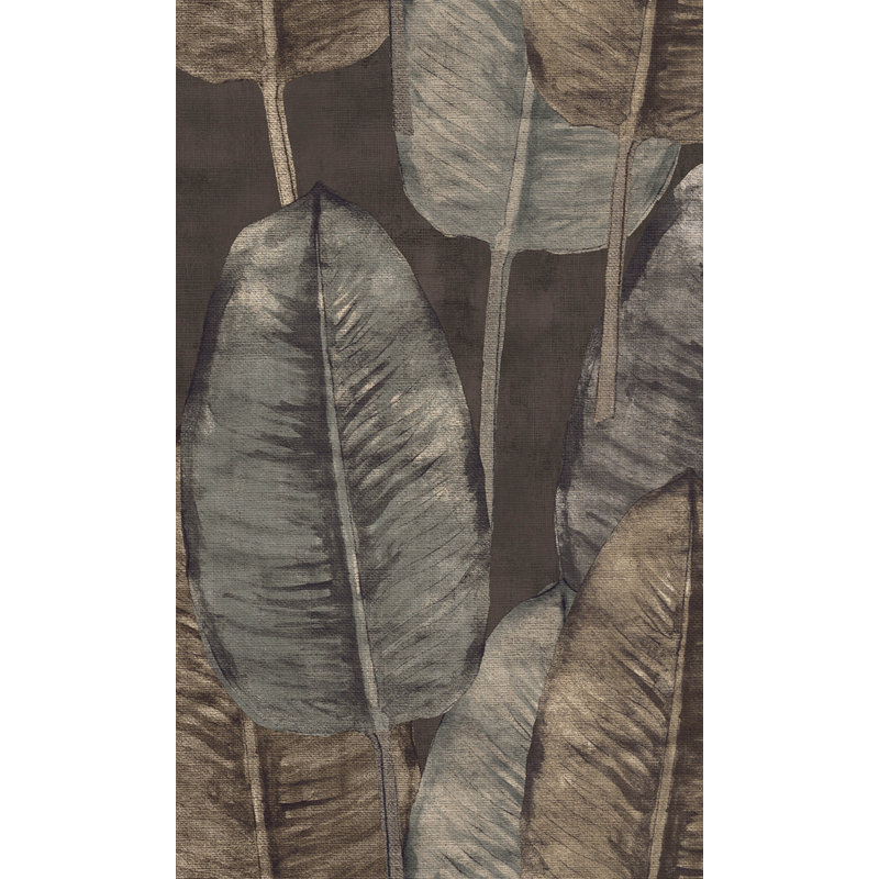 Rouleau de papier peint texturé L 33 pi x l 21 po, Gris