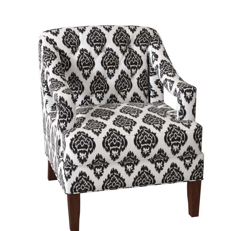 Armchair, Grayson Charcoal, Burnished Brown