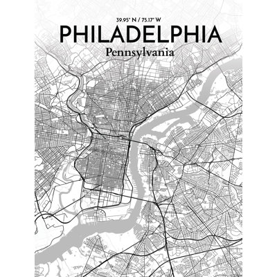 " Philadelphia City Map "