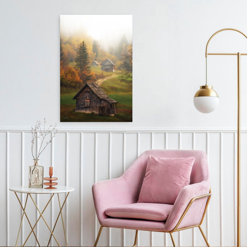 Art contemporain d'automne contemporain, H 24 po x l 16 po