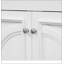 Meuble-lavabo 30 po avec lavabo, deux portes avec tablette, charnières de porte à fermeture en douceur, style rétro, blanc