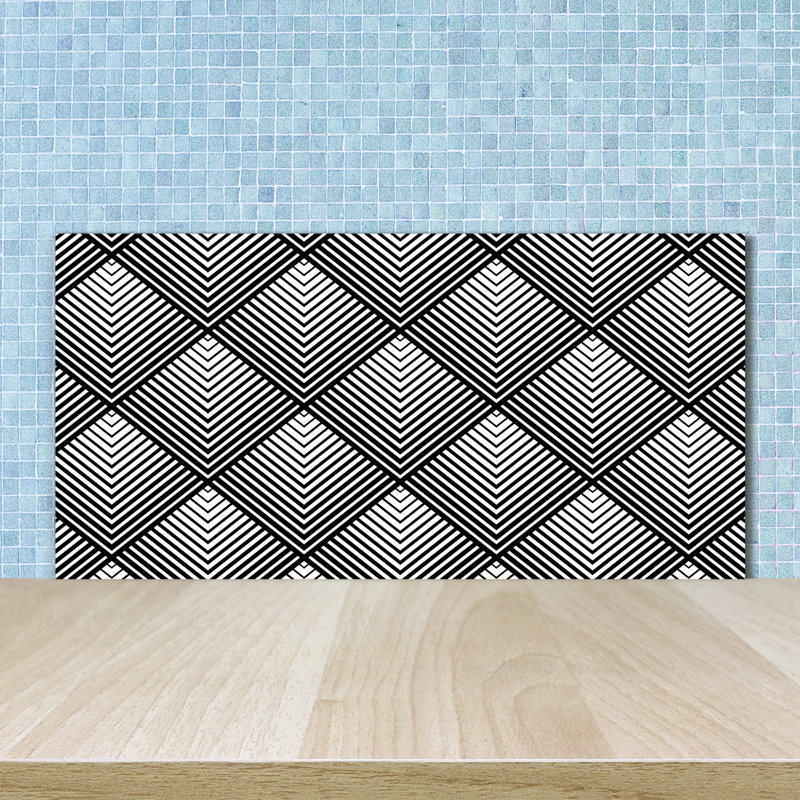 50cm W x 100cm L Glass Peel and Stick Panel