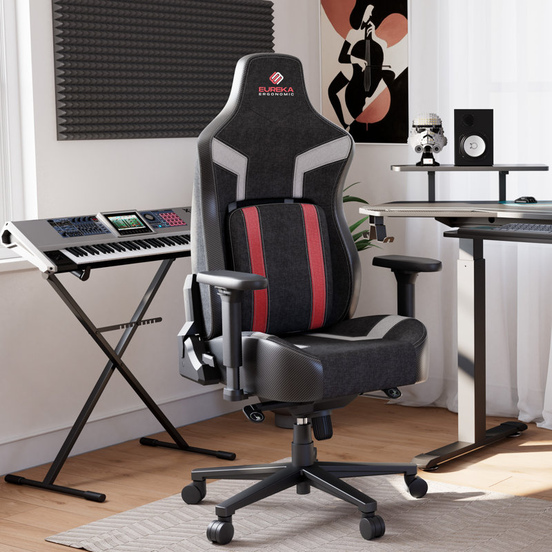 "Official Blast Competition Chair" Python II, Ergonomic Chair, Dark Gray/Red/White