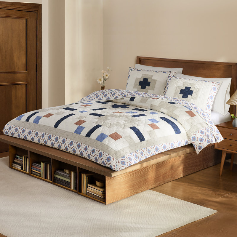 Meadow Summit Quilt Set , King Quilt + 2 King Shams
