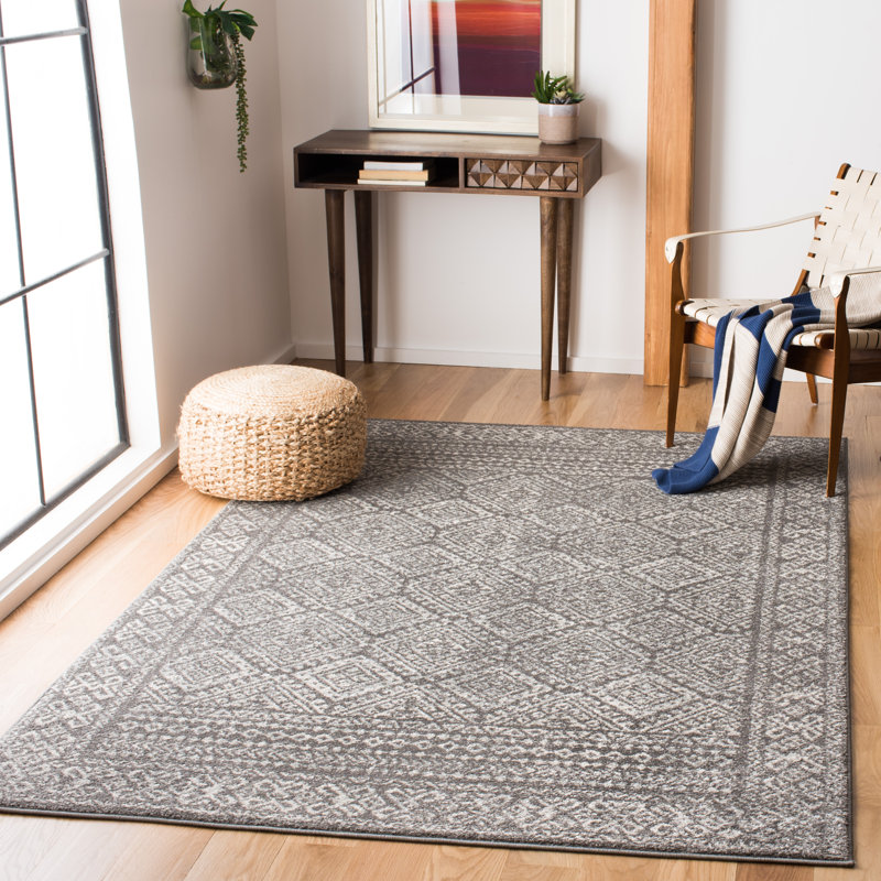 Ekkehard Geometric Area Rug, Rectangle 122 x 183 cm