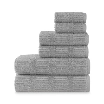 Ensemble 6 serviettes de bain en coton turque