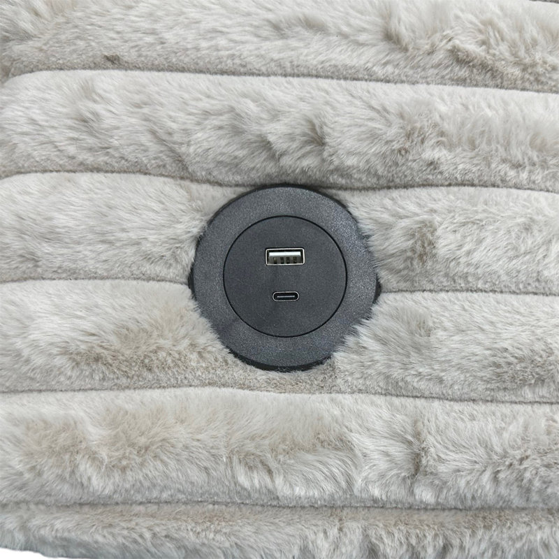 Très grand canapé-lit Cuddler avec porte-gobelet et port USB (seulement avec chaise)