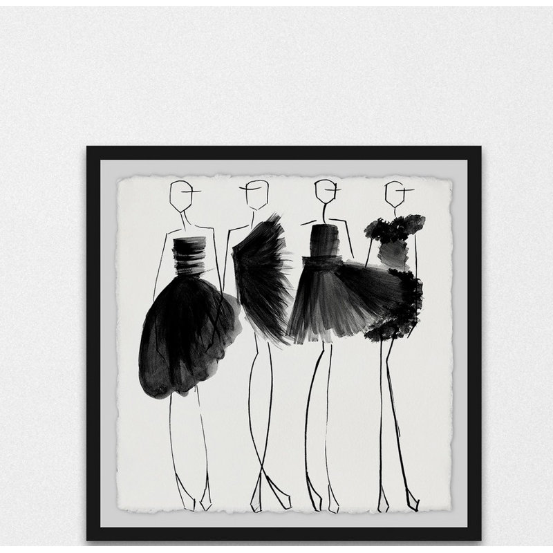 " Glam Noir ", 32" H x 32" W