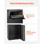 Package Delivery Boxes for Outside 35.8 in Anti-Theft Lockable Parcel Drop Box