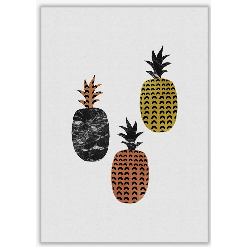 Pineapples - Print, No Frame, 30 cm H x 21 cm W x 1 cm D