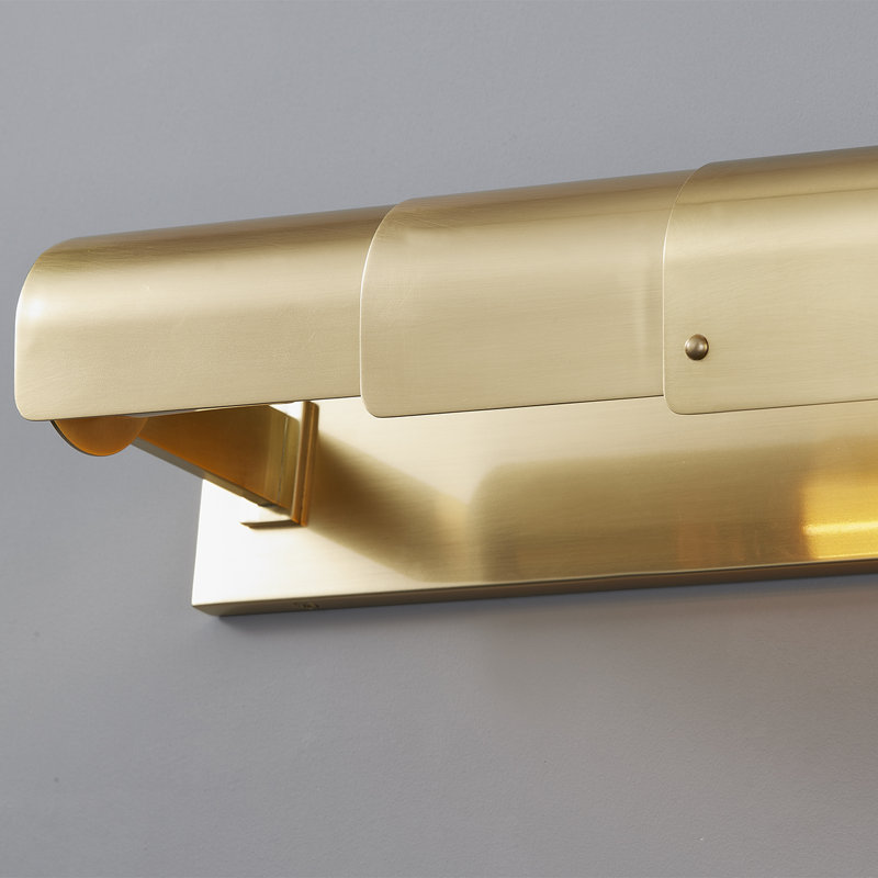 Oneonta Light Picture Light, Aged Brass, 3.5" H x 15.25" W x 3.5" D