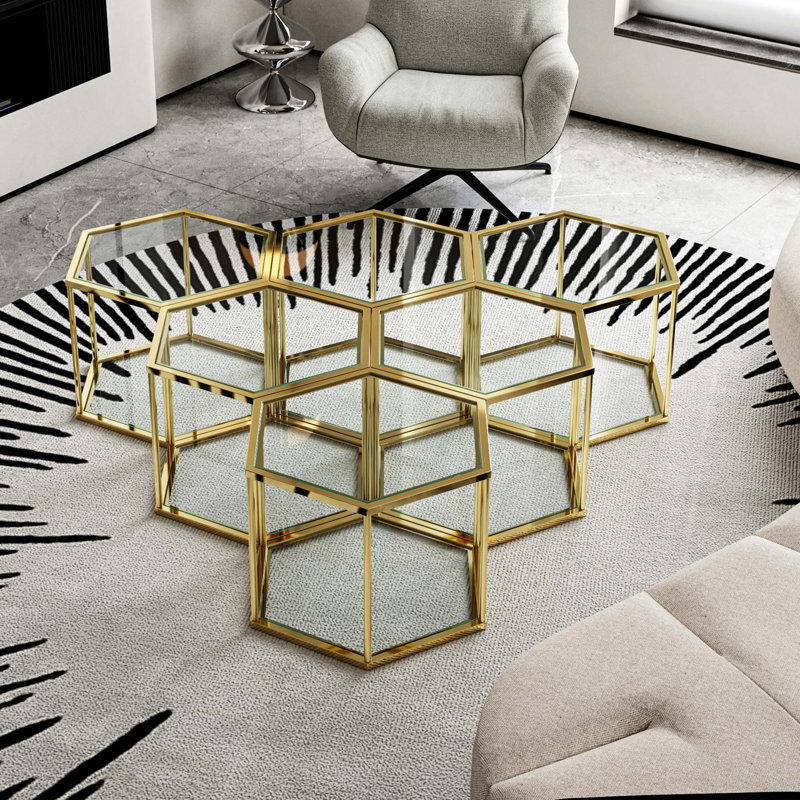 1 + 5 salon petite table basse table de chevet table de chevet table d'appoint