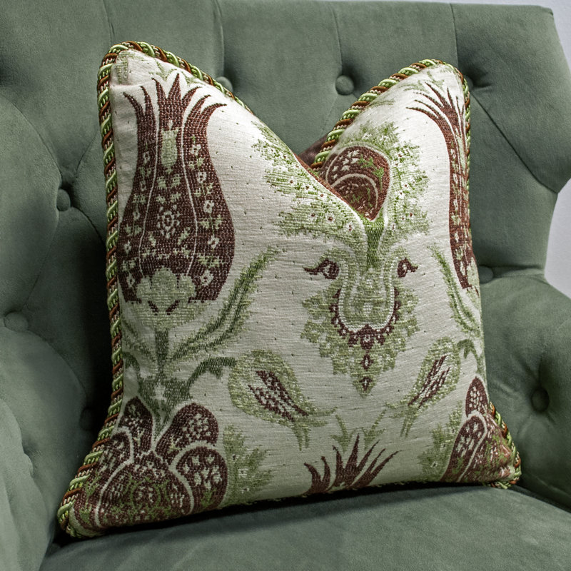 Coussin décoratif Thomas Ivoire, 20" x 20"