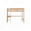 Lit simple mezzanine haut-351860347