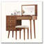 Ensemble coiffeuse 39 "rétro avec miroir DEL