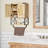 Bathroom Storage Cabinet with Double Doors