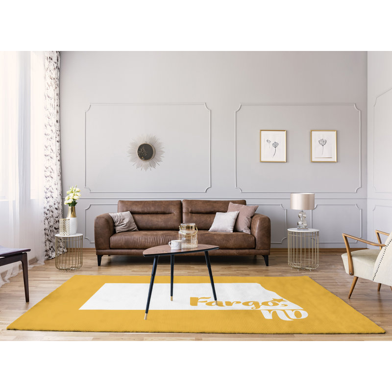 Tapis de poly-chenille fargo north dakota, Rectangle 8 pi x 10 pi