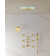 LED Thermostatic Shower Faucet 16" High-Pressure Dual Showerheads with Bluetooth Music