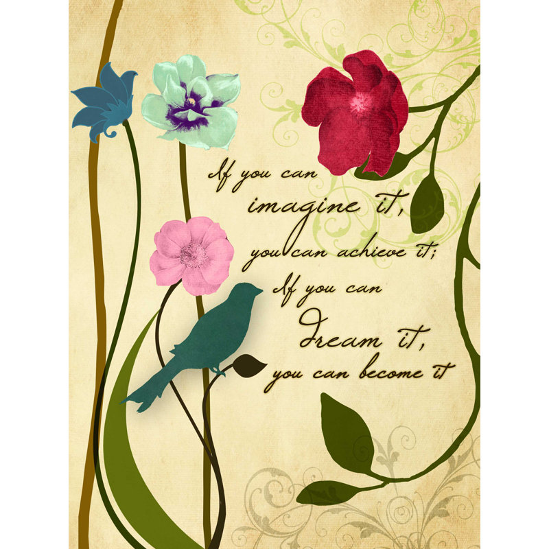 " Inspire With Birdy 2 ", 16" H x 12" W  