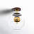 Cardi Glass Semi Flush Mount