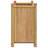 Bayou Breeze Planter 15.7"X15.7"X31.5" Bamboo-1572993389