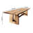 Modern Rectangular Solid Wood Dining Table-1176232836