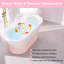 Baignoire de trempage autoportante en acrylique 66 pouces, 73 gallons avec bonde et trop-plein