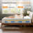 Hybrid Mattress in a Box with Gel Memory Foam and Pocket Spring, Ergonomic Design & Pressure Relief, Medium Firm Feel-693105596-693105599