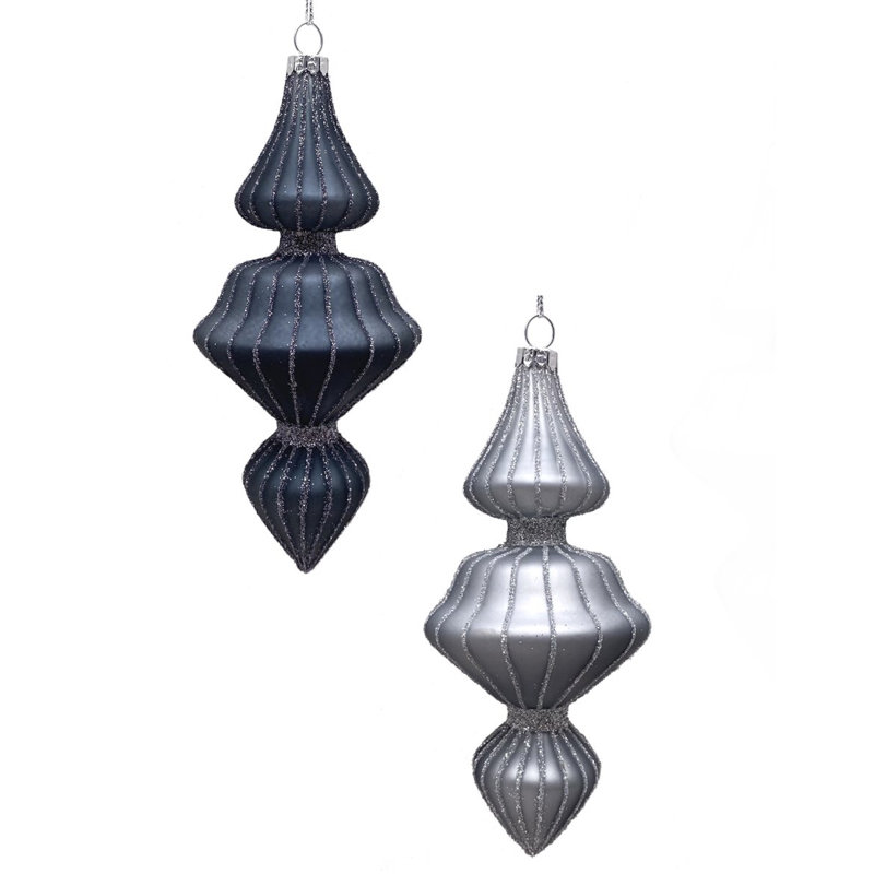 6'' Glass Finial Ornament