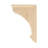 14 in x 3-1/4 in x 9 in Unfinished Large Solid Traditional Plain Wood Bracket Corbel-51893937-104563742