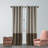 Color-Block Blackout Window Curtain, Single Panel Polyester Blackout Sliding Panel-73911483-73911482
