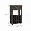 Armoire à vin 1 tiroir 12 bouteilles Espresso Carbone-1165636983