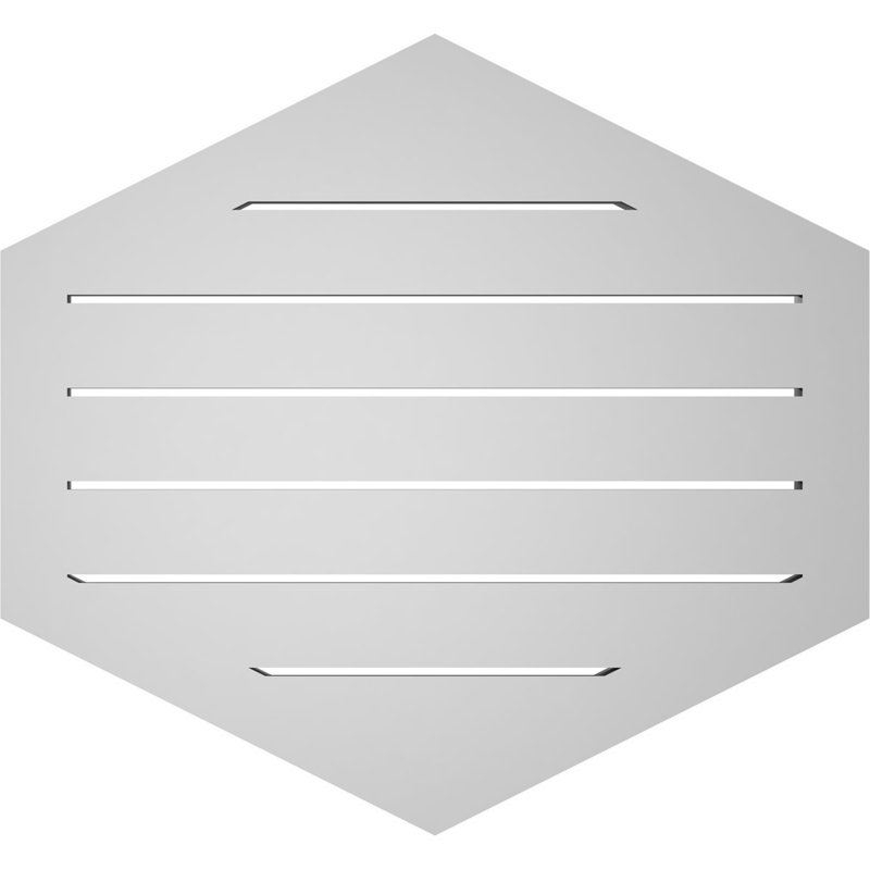 Pente verticale verticale en uréthane 6 pi, 1.5" H x 26" W x 24" L